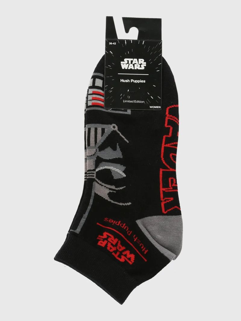 Medias-Para-Mujer-SW-Ped-Darth-Vader-Negro-Hush-Puppies