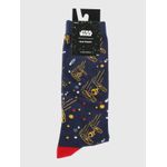Medias-Para-Hombre-SW-Tie-Fighter-Azul-Hush-Puppies