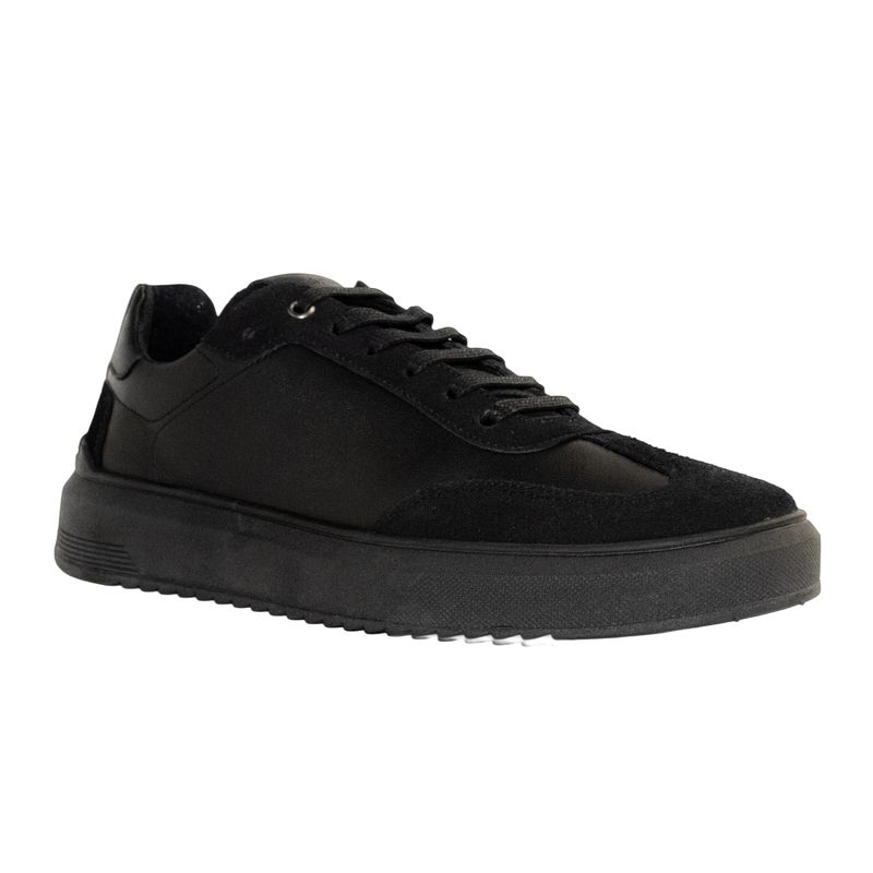 Zapatillas-Para-Hombre-Cuero-Fito-I-Negro-Hush-Puppies
