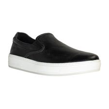 Mocasines Para Hombre Cuero Andres I Negro Hush Puppies