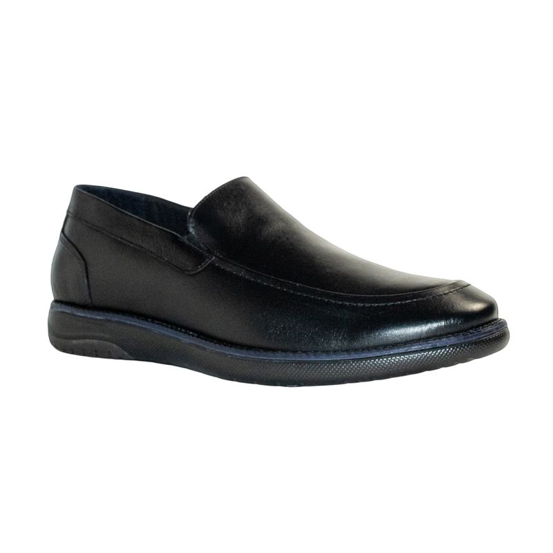 Zapatos-Para-Hombre-Cuero-Tito-Negro-Hush-Puppies