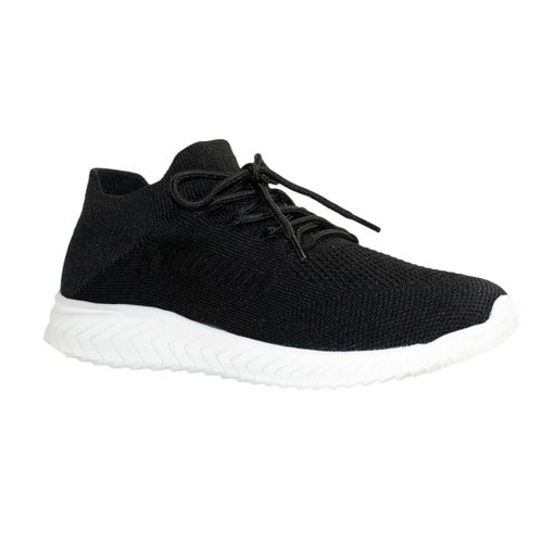 Zapatillas Para Mujer Textil Bel Negro Hush Puppies