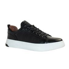 Zapatillas Para Hombre Cuero Chicago Negro Hush Puppies