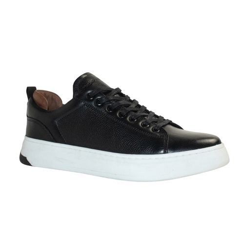 Zapatillas Para Hombre Cuero Chicago Negro Hush Puppies