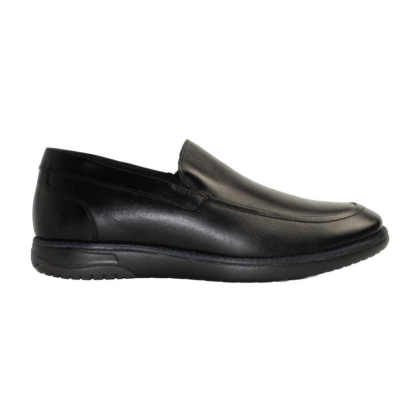 Zapatos-Para-Hombre-Cuero-Tito-Negro-Hush-Puppies