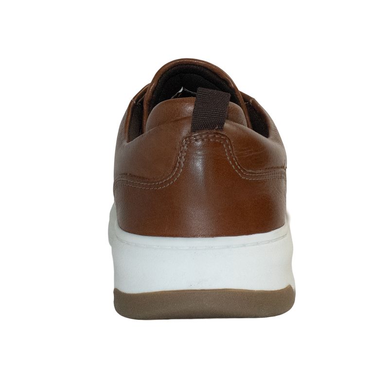 Zapatillas-Para-Hombre-Cuero-Chicago-Marron-Hush-Puppies