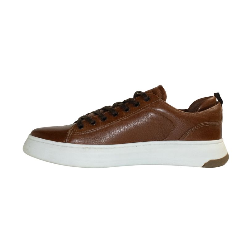 Zapatillas-Para-Hombre-Cuero-Chicago-Marron-Hush-Puppies