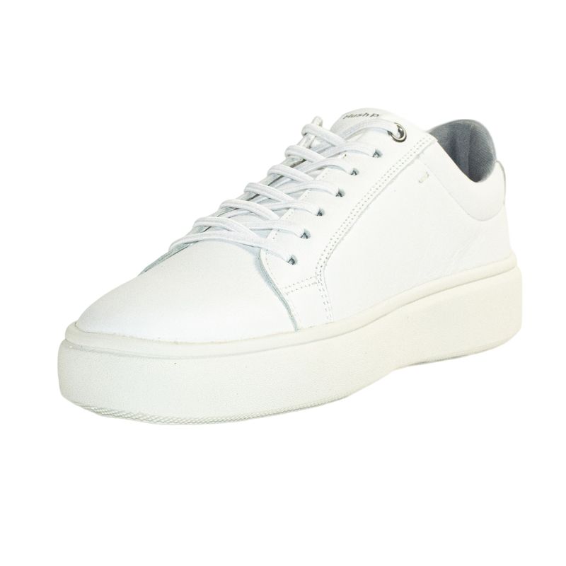 Zapatillas-Para-Hombre-Cuero-Rafael-I-Blanco-Hush-Puppies
