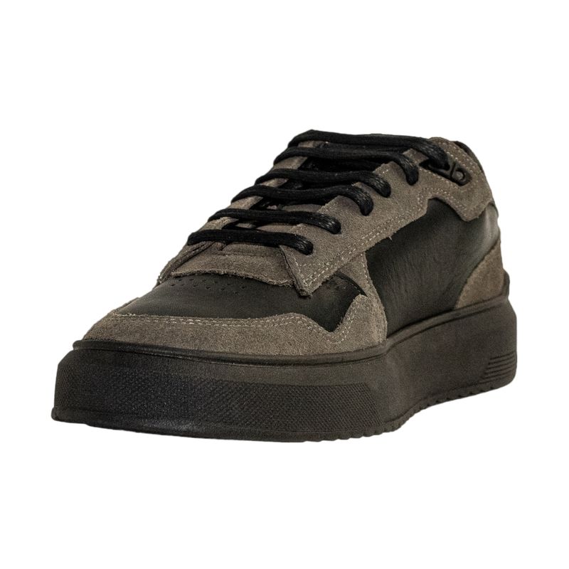Zapatillas-Para-Hombre-Cuero-Emiliano-Negro-Hush-Puppies