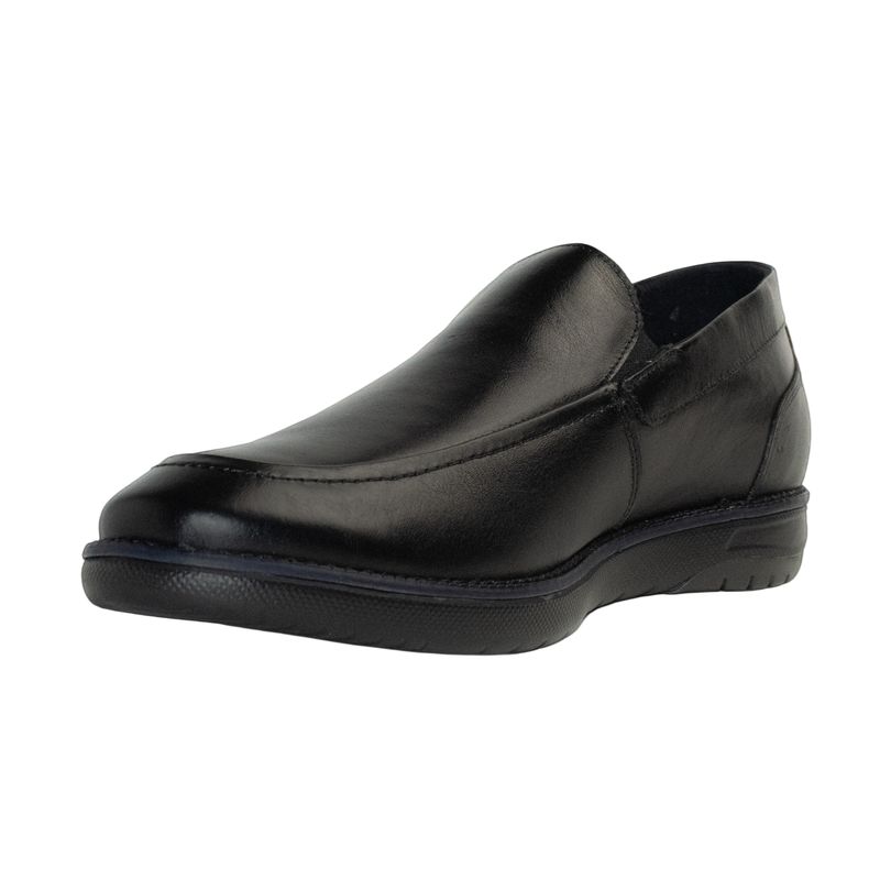 Zapatos-Para-Hombre-Cuero-Tito-Negro-Hush-Puppies