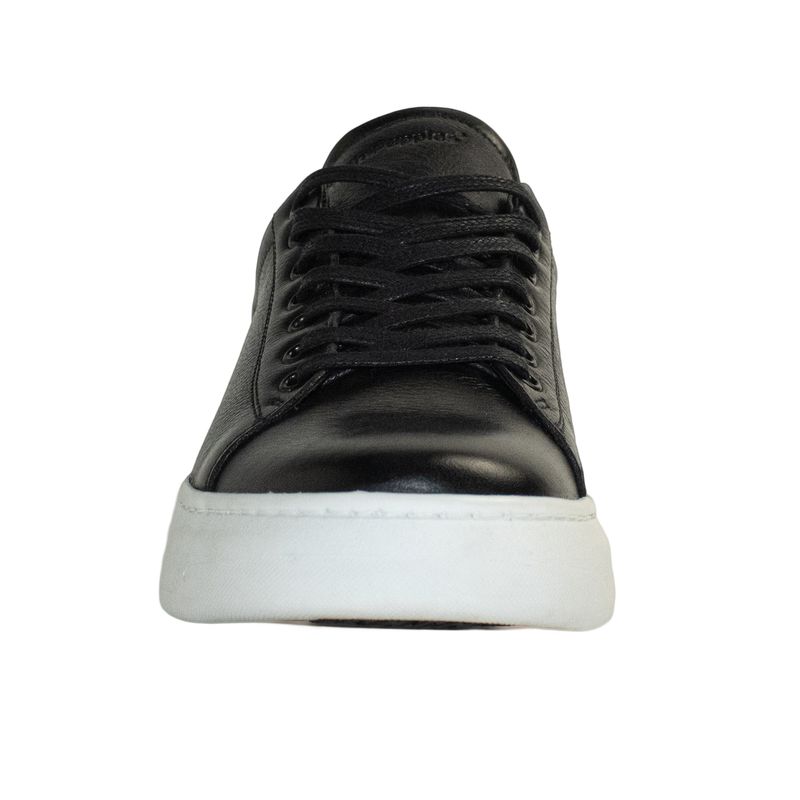 Zapatillas-Para-Hombre-Cuero-Chicago-Negro-Hush-Puppies