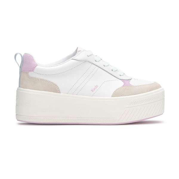 Zapatilla-Para-Mujer-Cuero-Skyler-II-Leather-Suede-Blanco-Keds
