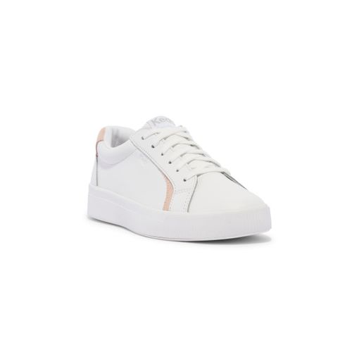 Zapatilla Para Mujer Cuero Pursuit Leather Blanco Keds