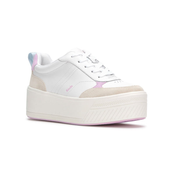Zapatilla-Para-Mujer-Cuero-Skyler-II-Leather-Suede-Blanco-Keds