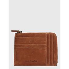 Billetera Para Hombre Cuero Matthew Card Café Hush Puppies