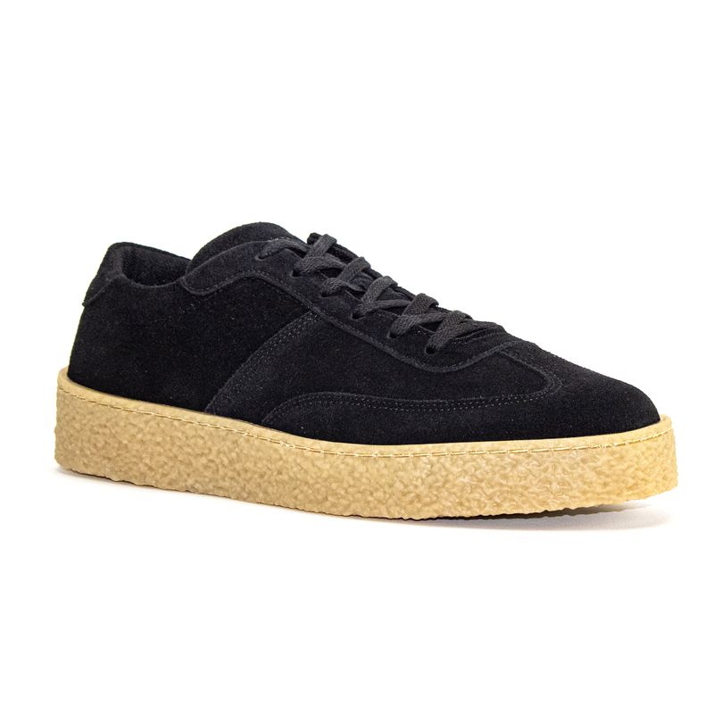 Zapatilla-Para-Hombre-Cuero-Hector-Negro-Hush-Puppies