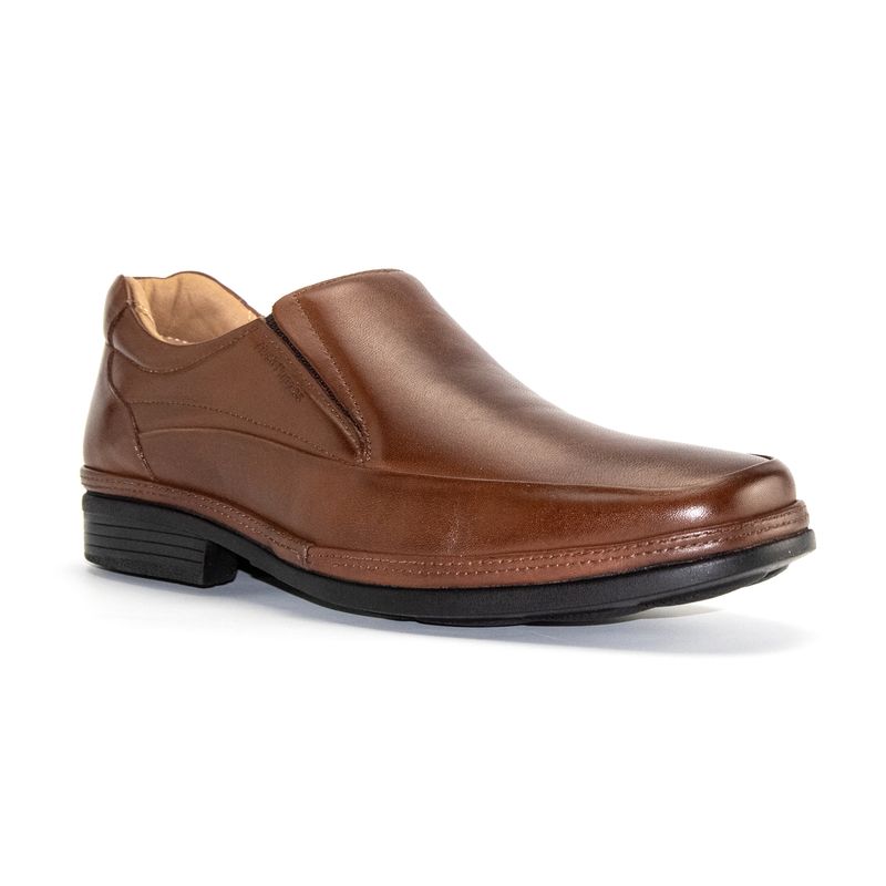 Zapato-Para-Hombre-Cuero-Simone-Marron-Hush-Puppies