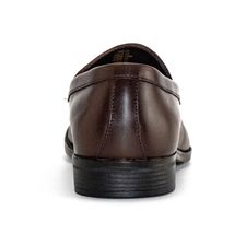 Mocasín Para Hombre Cuero Luiggi Café Hush Puppies