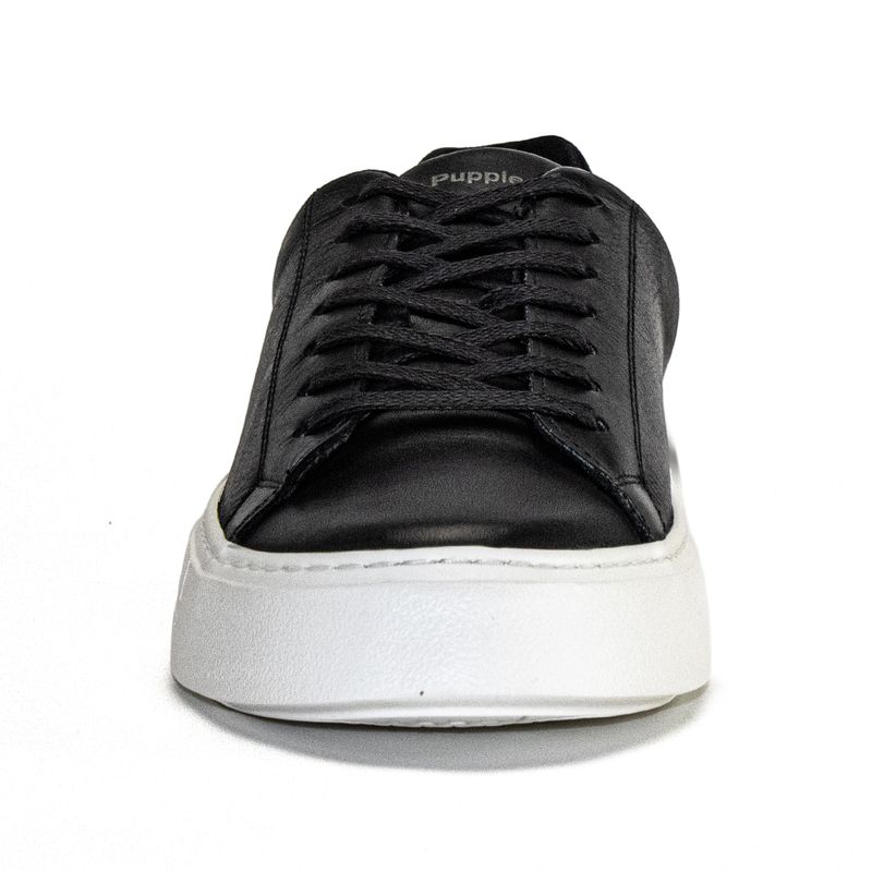 Zapatilla-Para-Hombre-Cuero-Boston-Negro-Hush-Puppies
