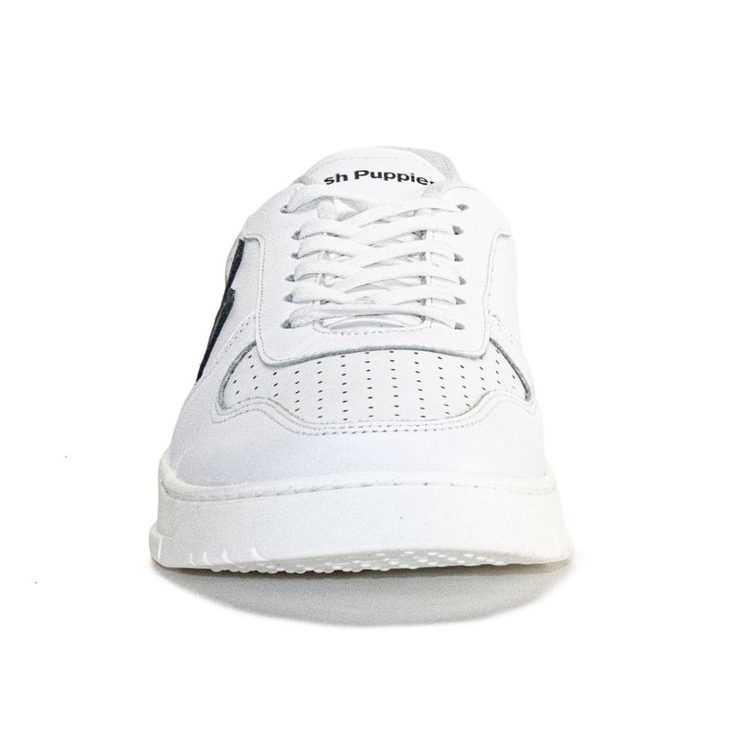 Zapatilla-Para-Hombre-Cuero-Philippe-Blanco-Hush-Puppies