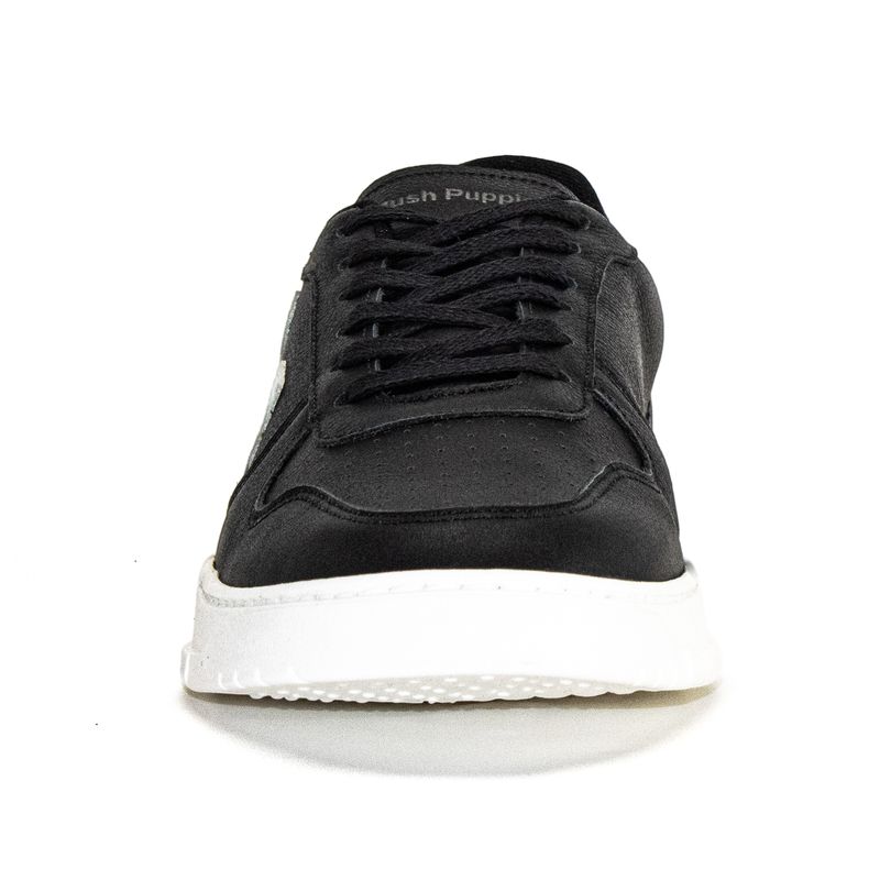 Zapatilla-Para-Hombre-Cuero-Philippe-Negro-Hush-Puppies