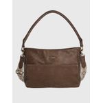 Cartera-Para-Mujer-Sintetico-Cuero-Laddler-Bag-Marron-Hush-Puppies