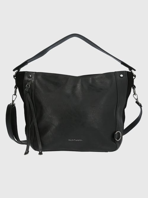 Cartera Para Mujer Sintético/Cuero Lovell Hobo Negro Hush Puppies