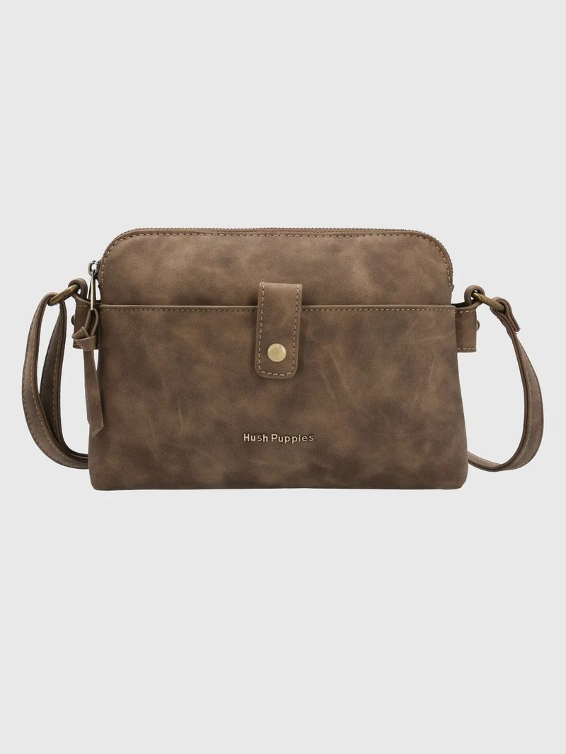 Cartera-Para-Mujer-Sintetico-dean-Cross-Chocolate-Hush-Puppies