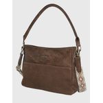 Cartera-Para-Mujer-Sintetico-Cuero-Laddler-Bag-Marron-Hush-Puppies