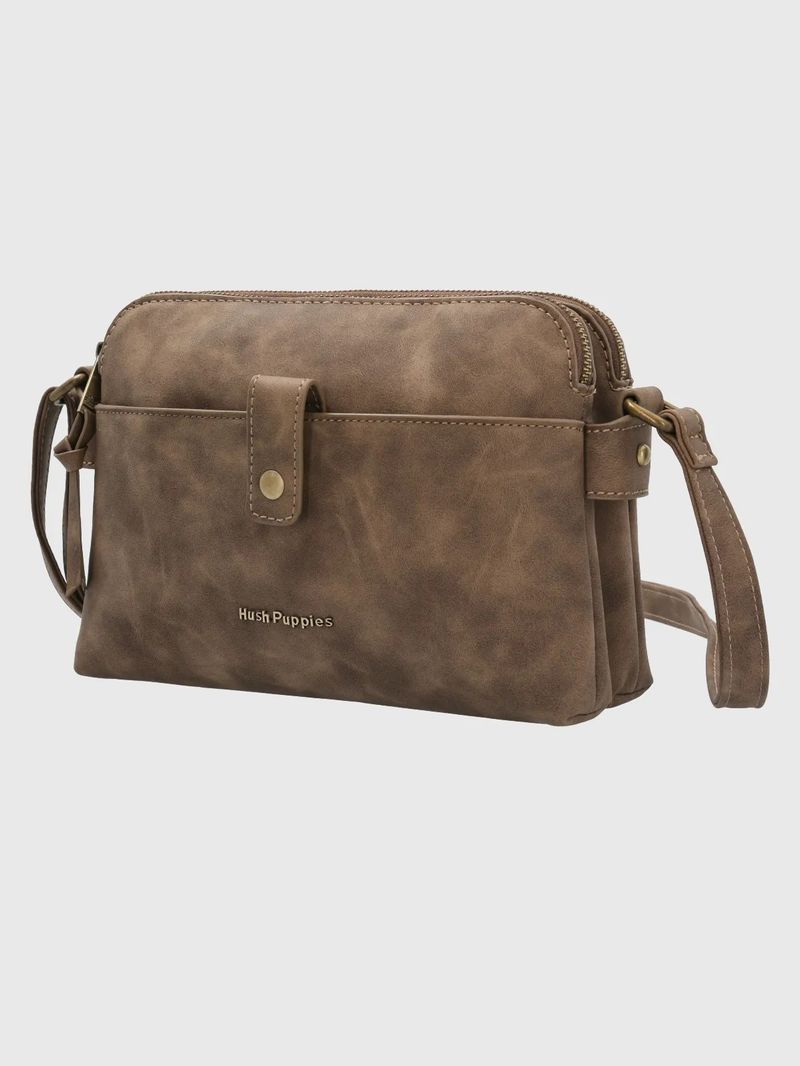 Cartera-Para-Mujer-Sintetico-dean-Cross-Chocolate-Hush-Puppies