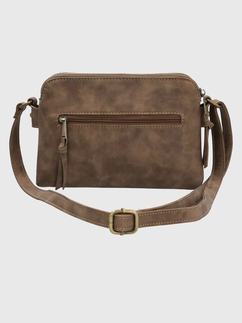 Cartera-Para-Mujer-Sintetico-dean-Cross-Chocolate-Hush-Puppies