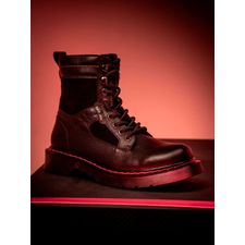 Botines Para Mujer Cuero Darth Vader-W Negro Hush Puppies