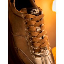 Zapatillas Para Mujer Cuero C-3Po-W Dorado Hush Puppies