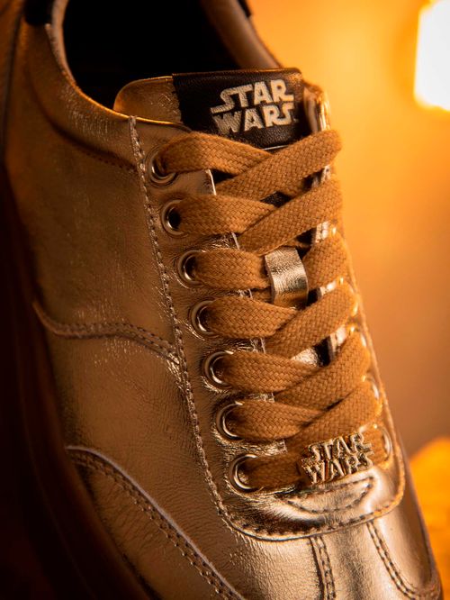 Zapatillas Para Mujer Cuero C-3Po-W Dorado Hush Puppies