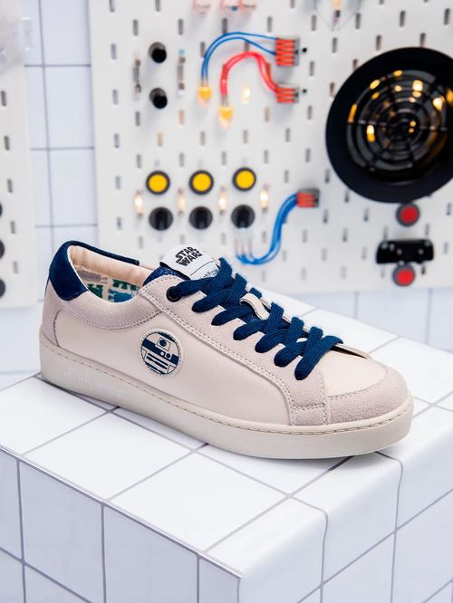 Zapatillas Para Mujer Cuero R2-D2-W Blanco Hush Puppies