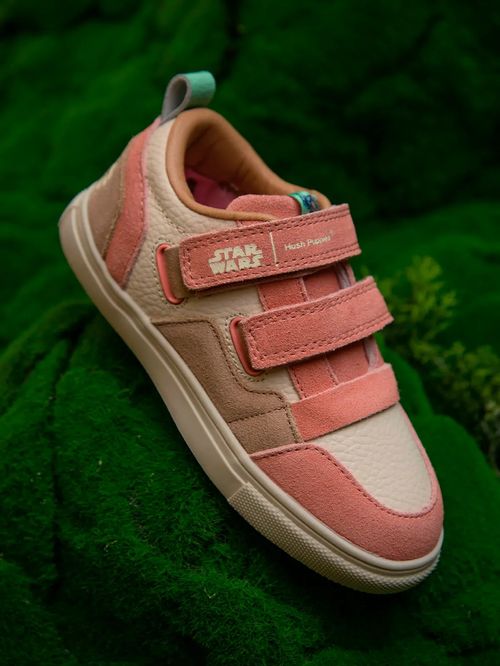 Zapatillas Para Niña Cuero Grogu Rosado Hush Puppies