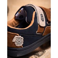 Zapatillas Para Niño Cuero Han Solo Café Hush Puppies