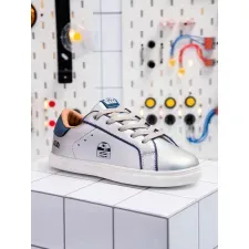 Zapatillas Para Niño Cuero Rd-D2 Sneaker Plateado Hush Puppies