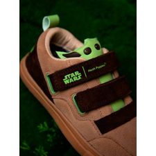 Zapatillas Para Niño Cuero Grogu Café Hush Puppies