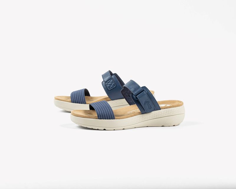 Sandalia-Para-Mujer-Cuero-Breathe-Gore-Azul-Hush-Puppies