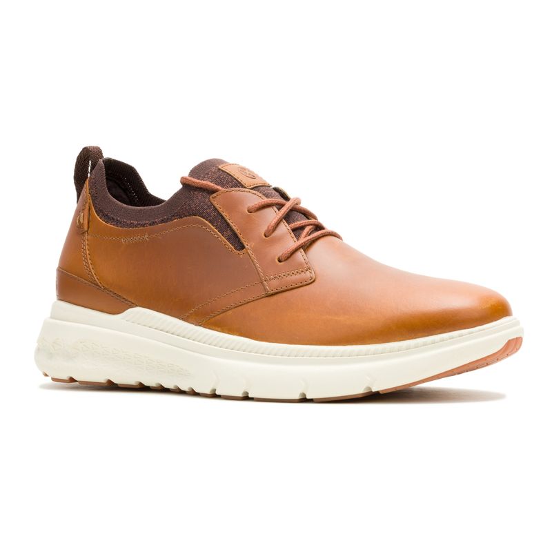 Zapato-Para-Hombre-Cuero-Excel-Laceup-Marron-Hush-Puppies