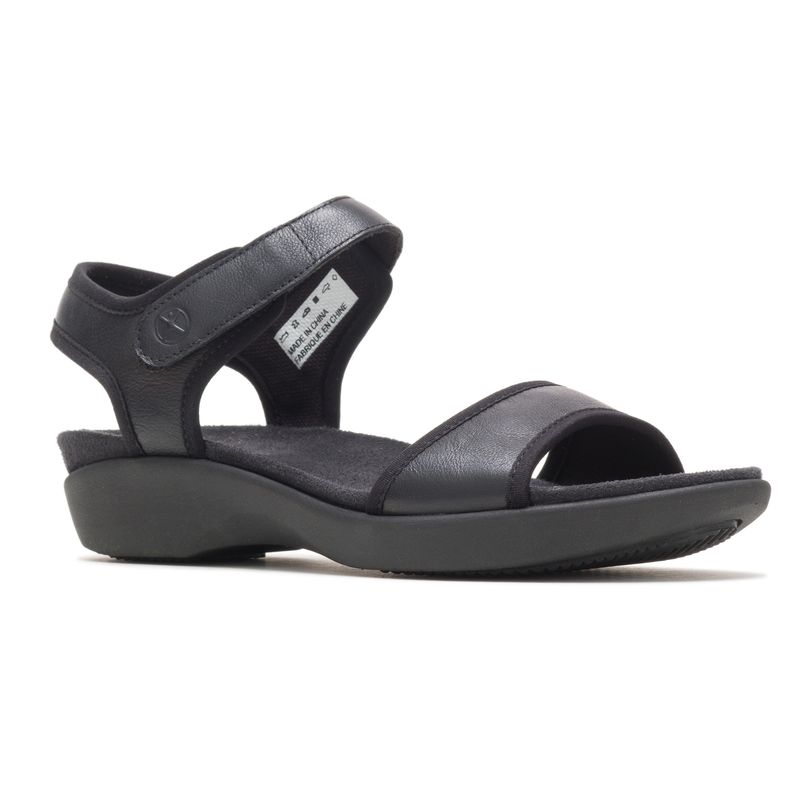 Sandalia-Para-Mujer-Cuero-Hp-Dorri-Qtr-Strap-Negro-Hush-Puppies