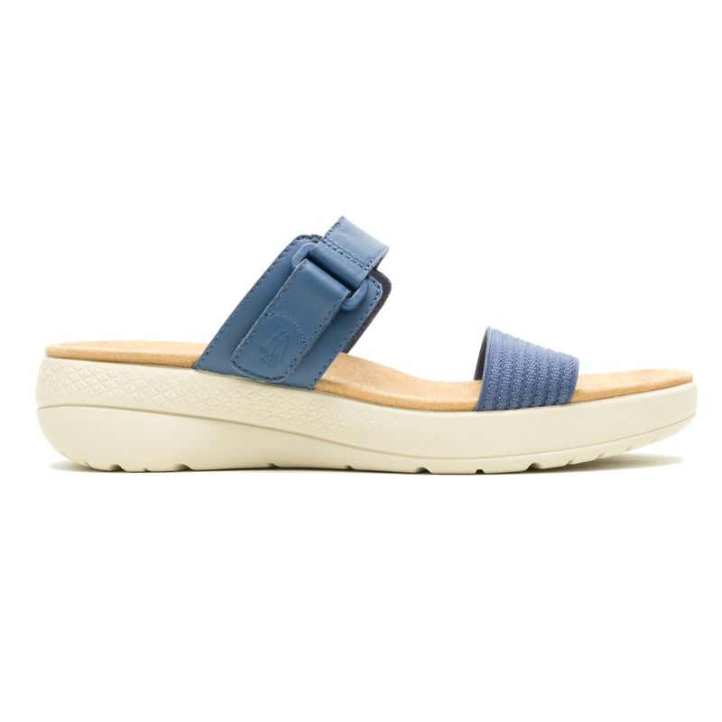 Sandalia-Para-Mujer-Cuero-Breathe-Gore-Azul-Hush-Puppies