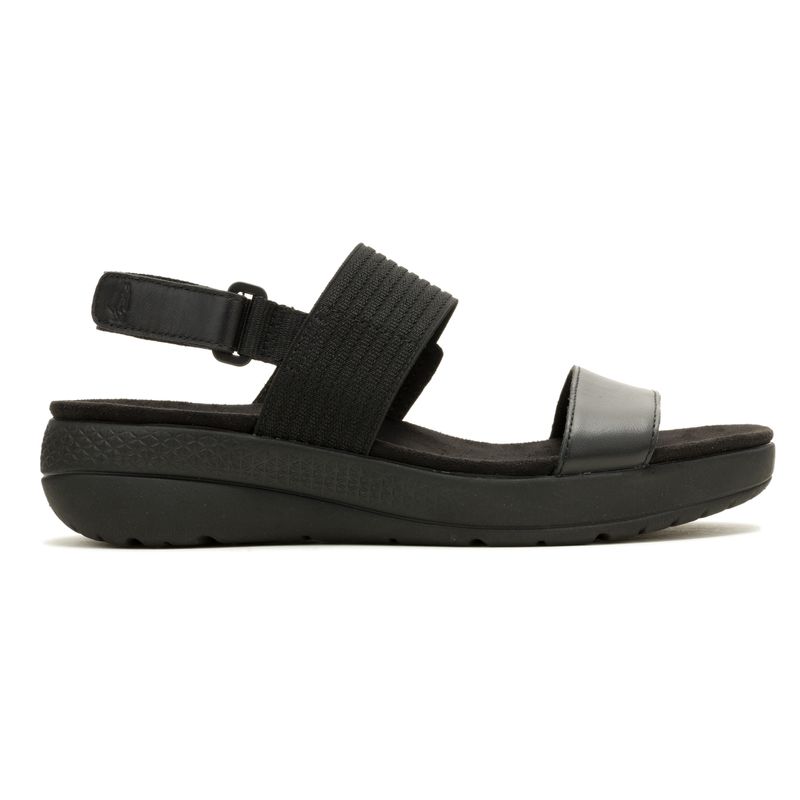 Sandalia-Para-Mujer-Cuero-Breathe-Gore-Negro-Hush-Puppies