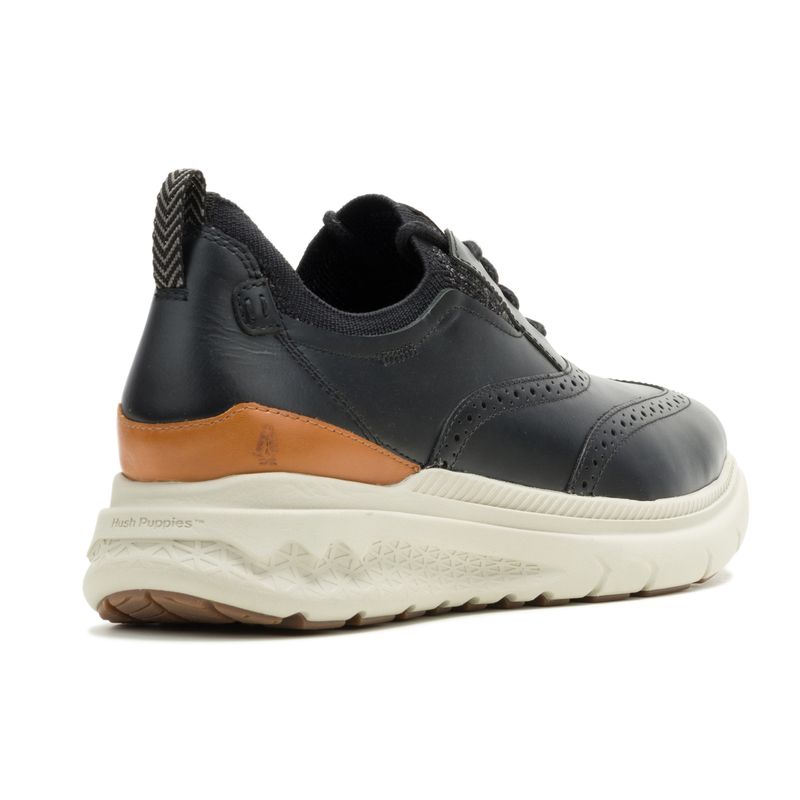 Zapato-Para-Hombre-Cuero-Excel-Wingtip-Negro-Hush-Puppies
