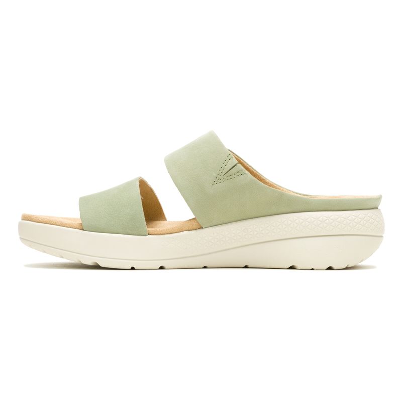 Sandalia-Para-Mujer-Cuero-Hp-Breathe-Slide-Verde-Hush-Puppies
