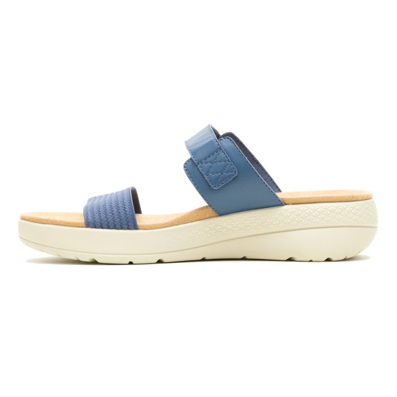 Sandalia-Para-Mujer-Cuero-Breathe-Gore-Azul-Hush-Puppies