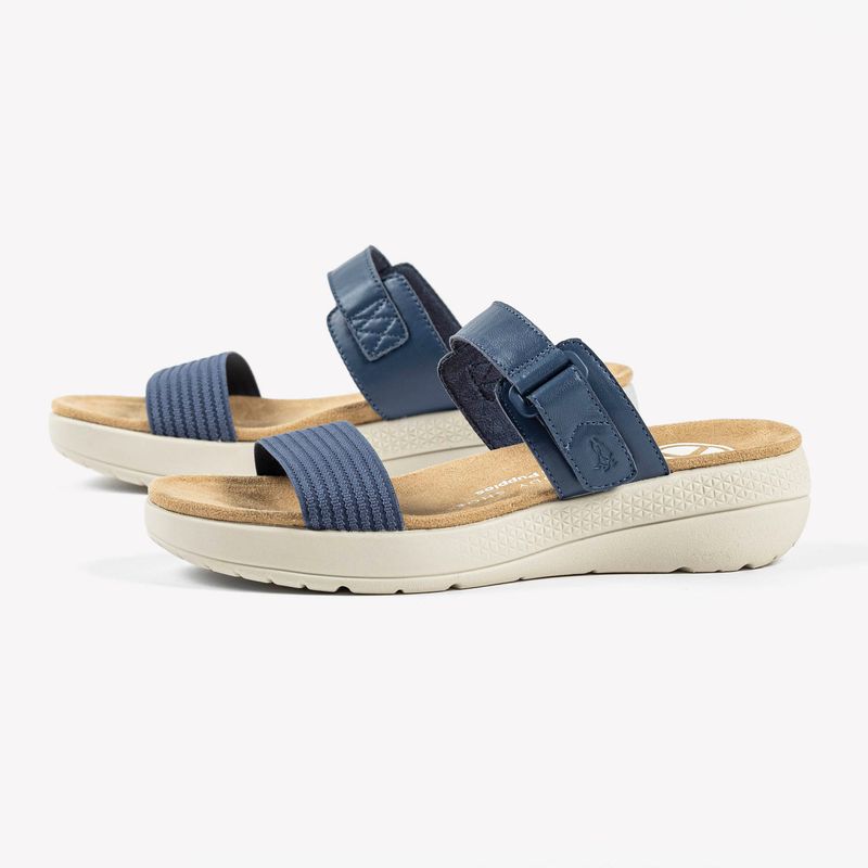 Sandalia-Para-Mujer-Cuero-Breathe-Gore-Azul-Hush-Puppies