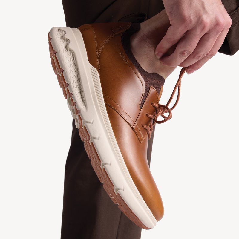 Zapato-Para-Hombre-Cuero-Excel-Laceup-Marron-Hush-Puppies