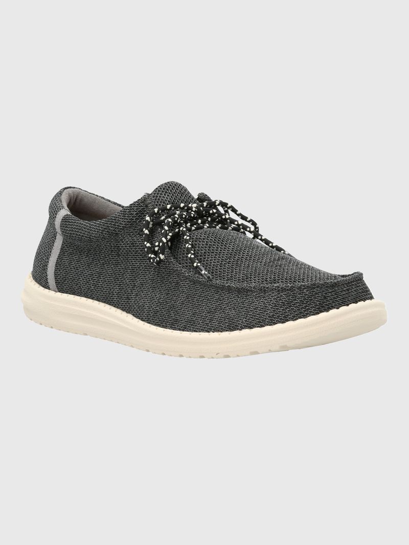 Alpargata-Para-Hombre-Textil-Canyon-Negro-Hush-Puppies